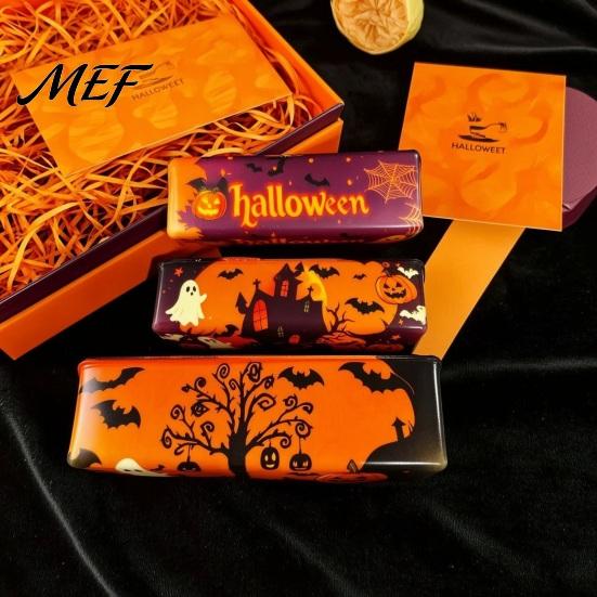 Holiday Stress Relief Toy 1/3/12Pcs Halloween Butter Bar Squeeze Toy, Ghost Pumpkin Stick Sensory Toys for Relief, Trick or Treat Party Favors