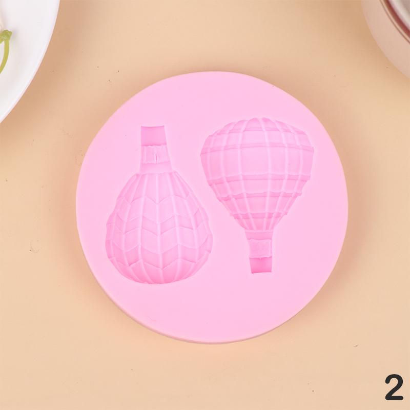 1Pc Hot Air Balloon Silicone Mold DIY Fondant Cake Decoration Tool Chocolate Fudge Mold Sugarcraft Bakeware Kitchen Tool