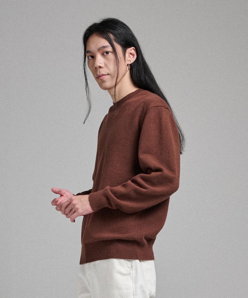 ANALOG MOOD Signature Soft Round Knit (Brown)