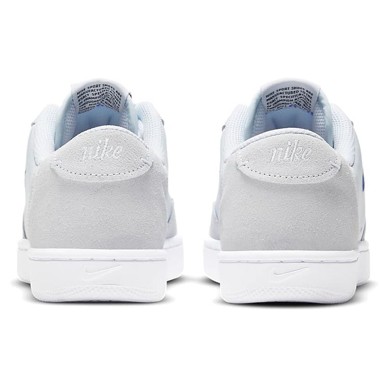 Nike Court Vintage Премиальная амортизация Нескользящие Прочные Низкие кроссовки Женские кроссовки Светло-голубые Серые CW1067-005