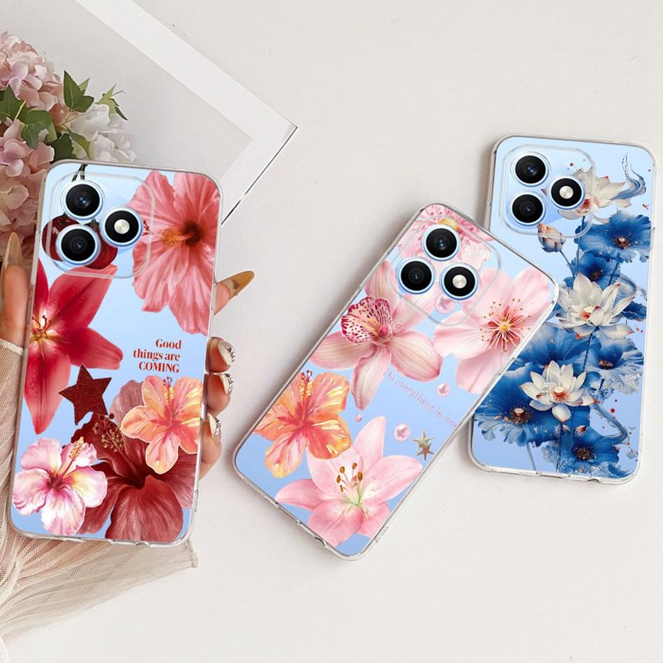 Чехол для телефона Honor X8d 2026, новый, простой стиль, для Honor X8D 4G, прозрачный ТПУ, мягкий силиконовый чехол