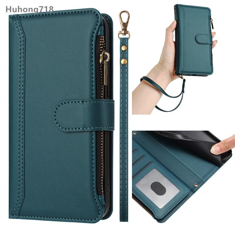 Zipper Leather Case For OPPO Reno 9 10 11 12 13 14 Pro 9A 11F 12F 12FS 13F 14F 4G 5G Wallet Cover Casing