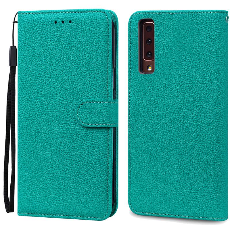 For Samsung Galaxy A7 2018 Case Galaxy A 7 2018 Cover Luxury Leather Flip Case For Samsung Galaxy A7 2018 SM-A750F Phone Cases