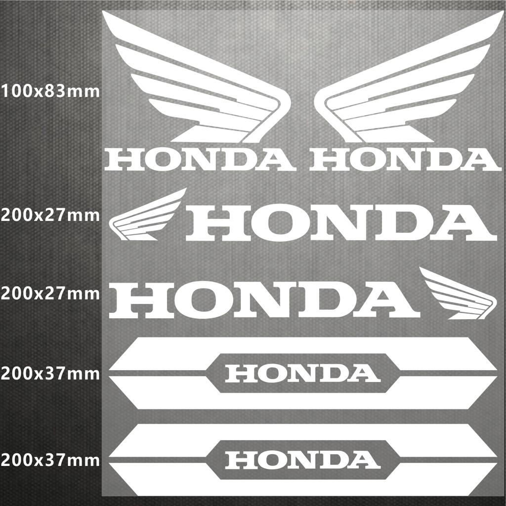 Виниловая наклейка Honda Логотип Мотоциклетный Шлем Наклейка Водонепроницаемая Светоотражающая