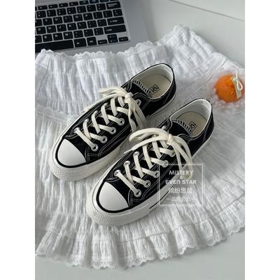 Новые весенне-летние новые низкие парусиновые туфли женские универсальные повседневные кеды 1606