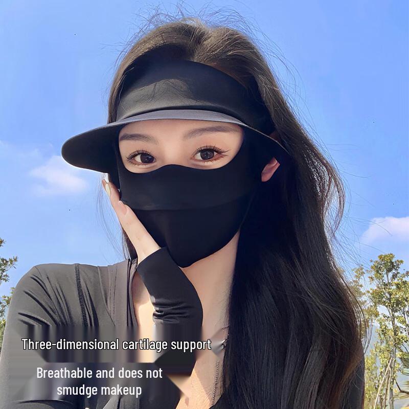 Detachable Full-Face Mask Hat with Neck Guard