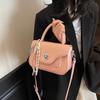 Korean Version of High-end Niche Fashion Portable Small Square Bag Women 2025 New Trend Foreign Versatile Shoulder Messenger Bag