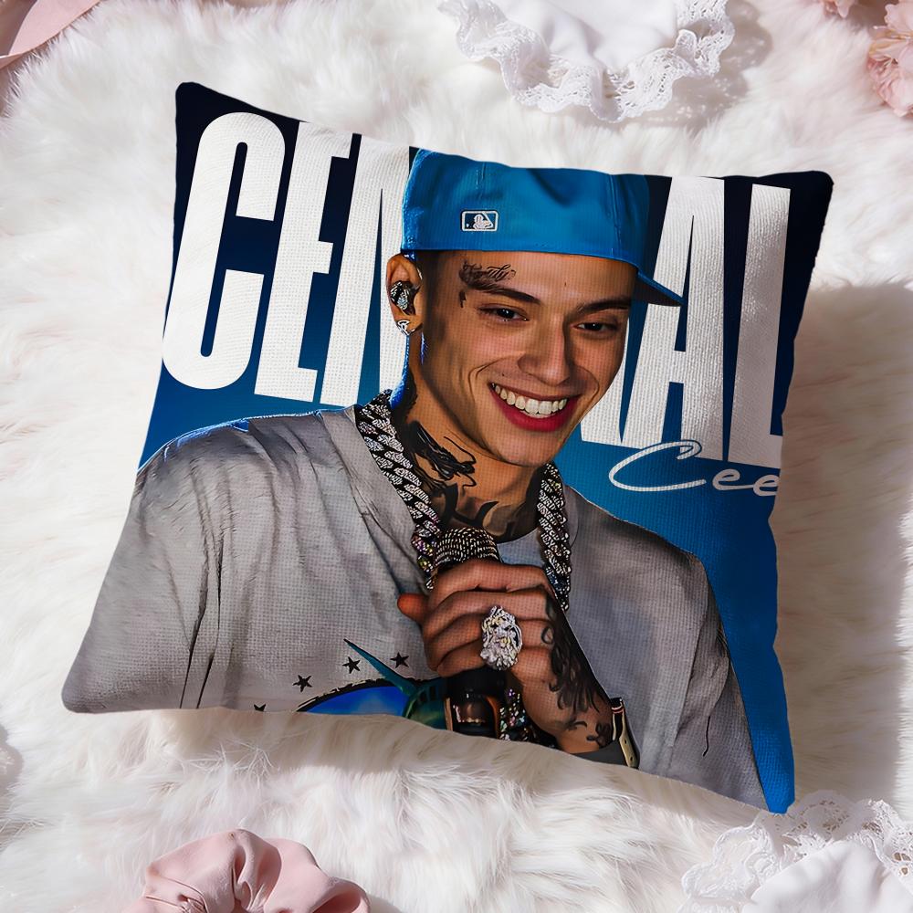 RAP C-Central Cee Подушка-чехол Premium Comfort Двусторонняя наволочка - Дизайн «Два в одном» для любой комнаты и салона автомобиля