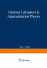 Книга Optimal Estimation In Approximation Theory
