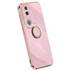 XINLI For vivo V50 5G Case Ring Kickstand Electroplating TPU Phone Cover