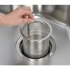 Gaona Sunday Dad Stainless Steel Sink Trash Bin/Drain Trash Receptacle (Stain-Resistant, Rust-Resistant, Hygienic) GA-PB015