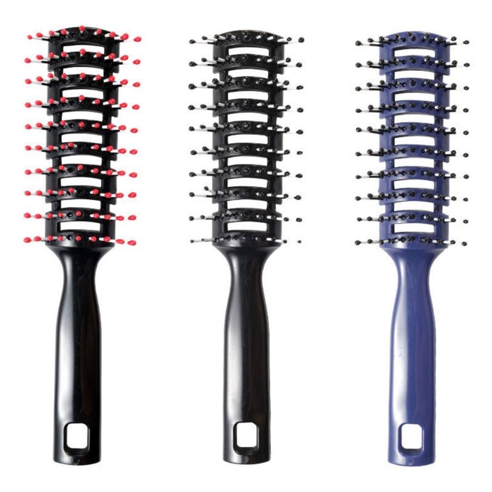 Профессиональная распутывающая щетка для волос с вентиляционным отверстием, укладка волос, массажные ребра, расческа для волос, завивка волос, парикмахерская