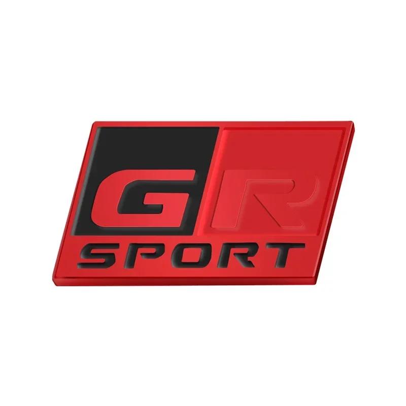 3D алюминиевая наклейка на автомобиль Логотип-эмблема GR SPORT Значок Декор окна и кузова автомобиля Для Toyota Corolla C-HR RZ RC RS Prius Аксессуары