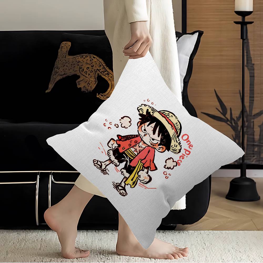 Japanese popular Anime OOne PPiece Personalized picture text home decorative pillows Household Gifts xcm