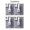Toothbrush Holder Wall Mounted No Drilling Automatic Toothpaste Dispenser Slot Easy Install Space Saving Home Adult Gift