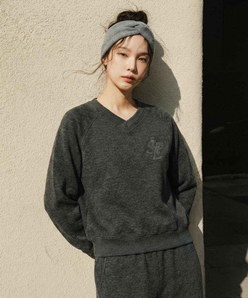 SLOUPLAY Comforty Core Sweat Crop Top (2 Colors)
