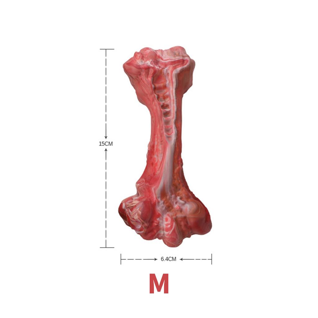 Игрушки для собак для агрессивных любителей жевать, неразрушимые игрушки для жевания со вкусом говядины для больших/средних/маленьких собак, жесткая игрушка для собак, косточки для собак из резины