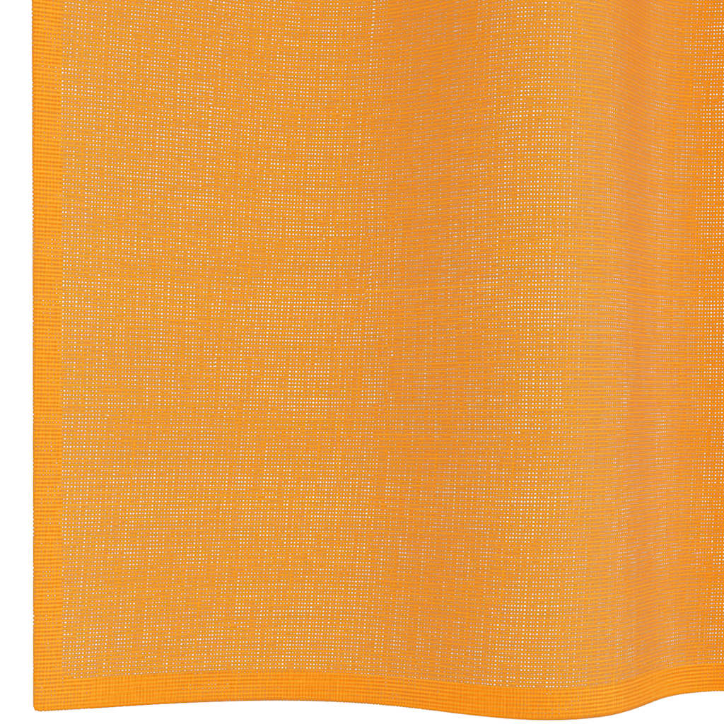Voile Curtains with Loops 2 pcs Orange 140 x 175 cm