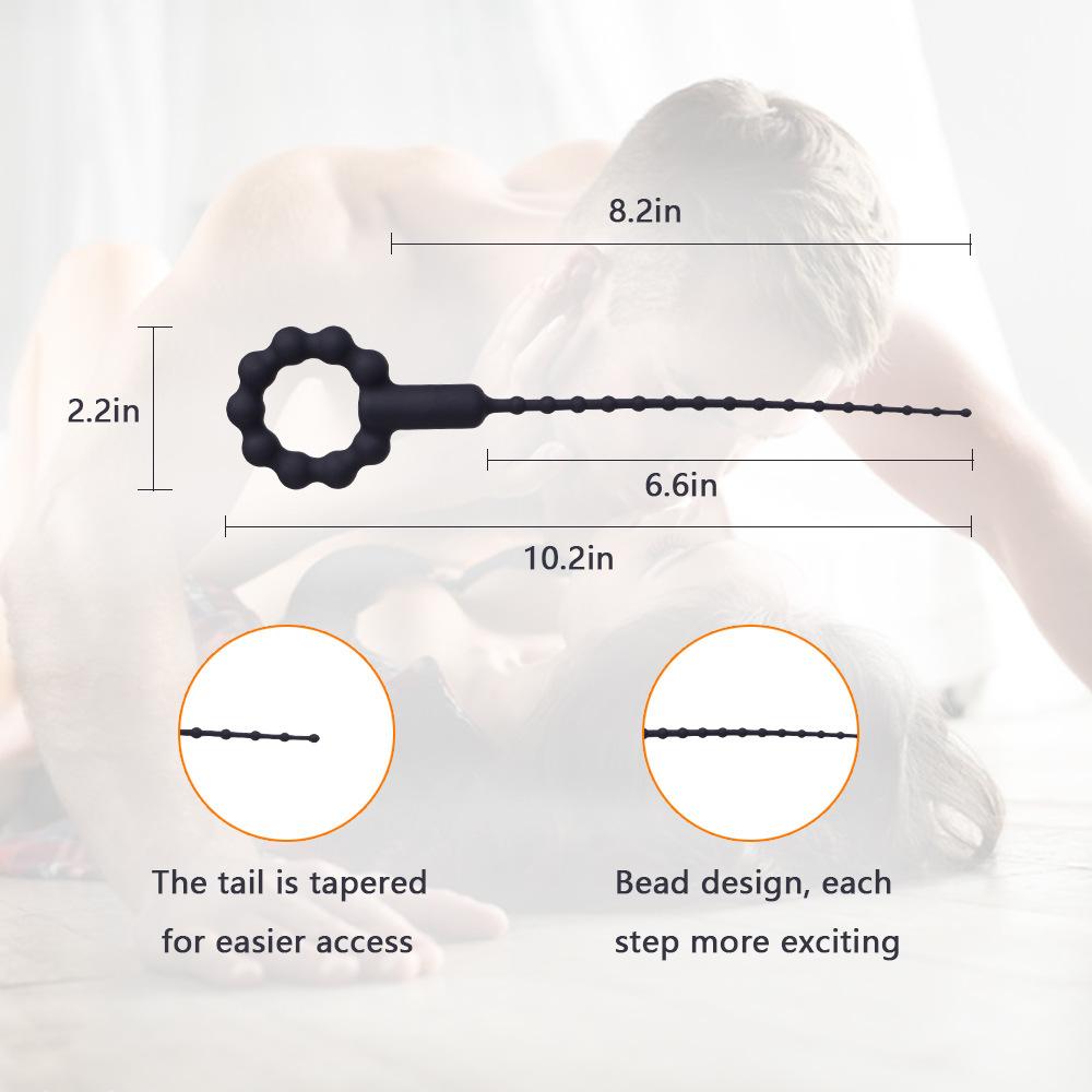 Силиконовый Уретральный Вибратор Звук для Уретры Расширитель Катетер Пробка для Пениса Лошадиный Глаз Вибрирующий Массажер Секс-Игрушки для Мужчин Мастурбатор