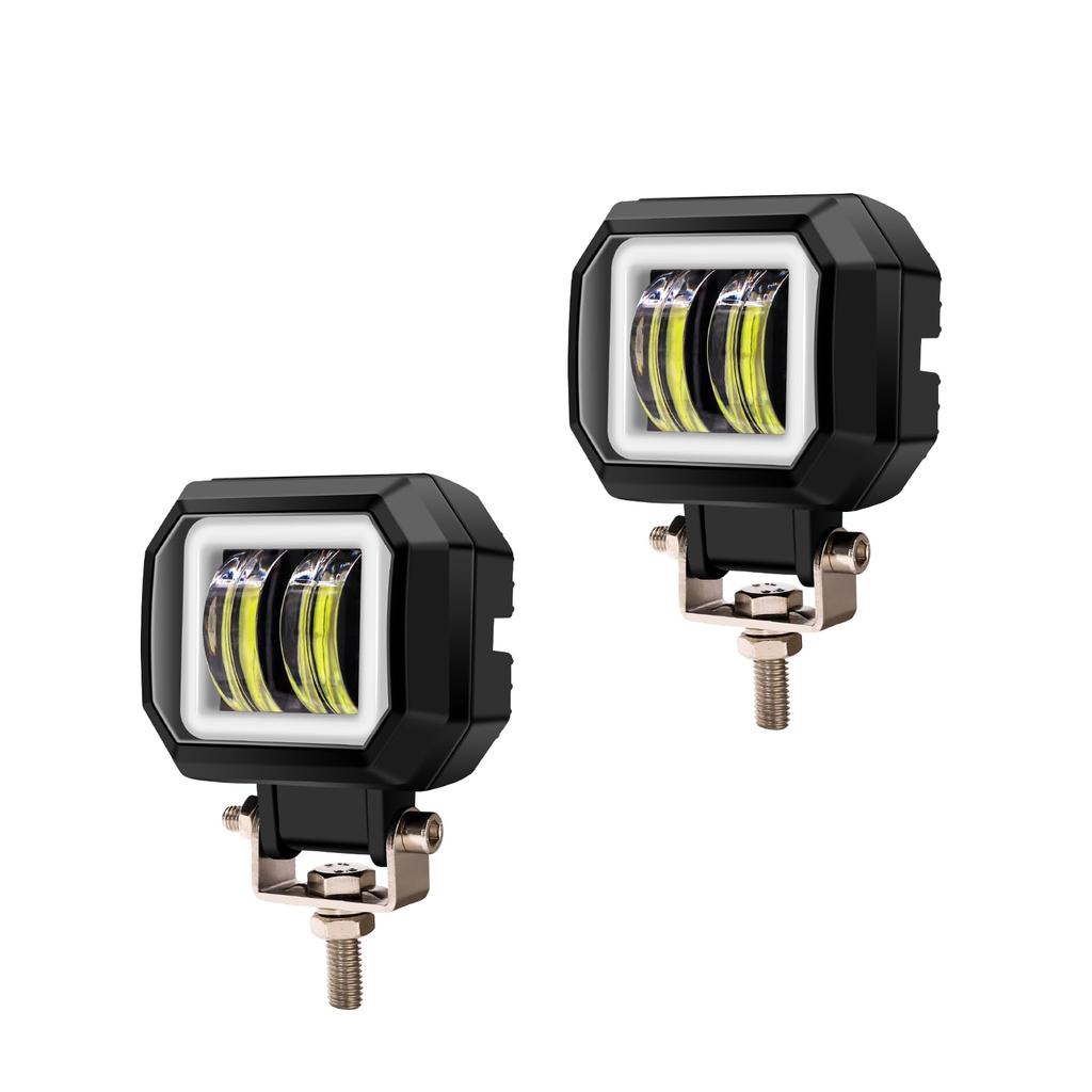 Мотоциклетная противотуманная фара, светодиодная мотоциклетная фара, дополнительный свет, мотоциклетная дополнительная противотуманная фара, рабочий свет, 12 В 24 В водонепроницаемая противотуманная фара для автомобиля, м