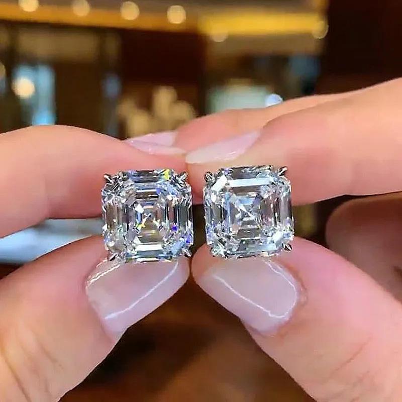 Huitan Trendy Single Zirconia Серьги для женщин Универсальные повседневные аксессуары для женщин Модные женские ювелирные изделия для церемонии помолвки