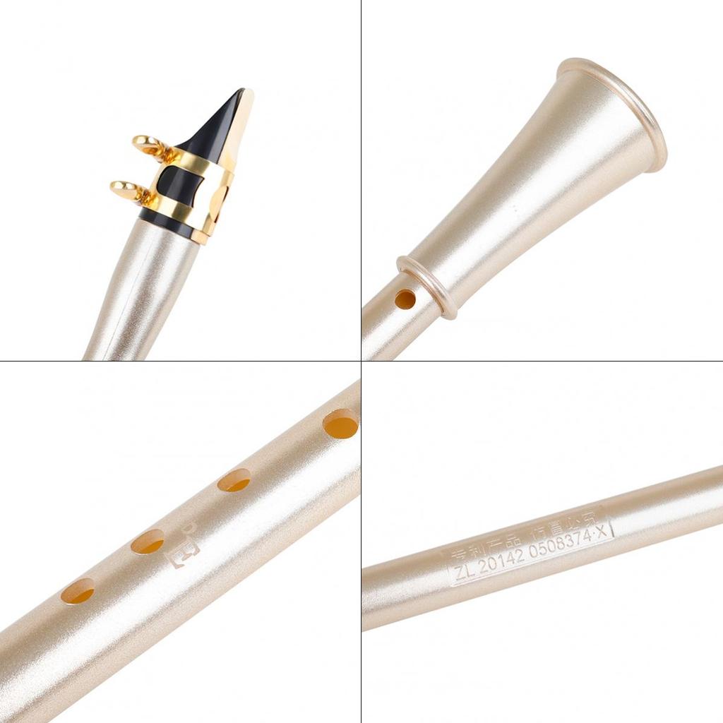 Карманный кларнет bE Sax Мини-портативный кларнет-саксофон с сумкой для переноски Деревянный духовой инструмент