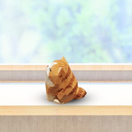 Шикарная коллекционная статуя кота тонкой работы, резьба по дереву