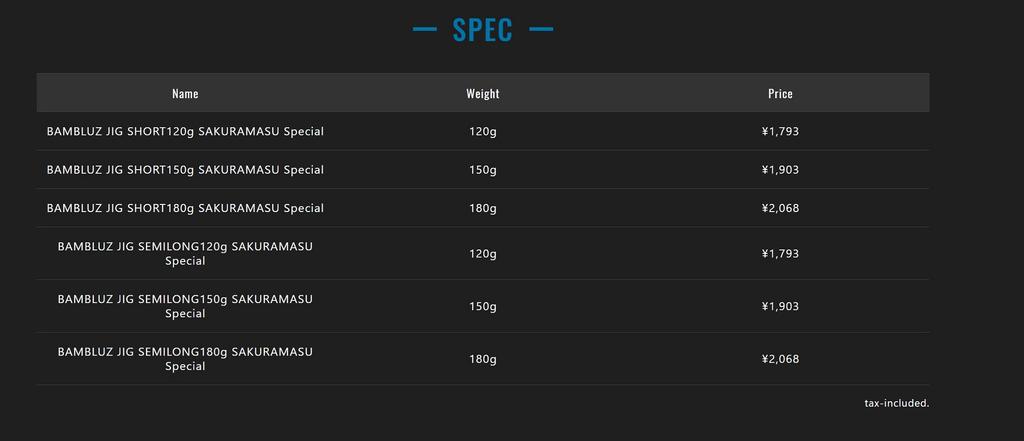 Jackall Metal Jig Bambluz Semi Long 150 Grams Blue Pink Glow Dot (2629)