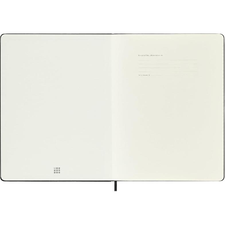 Moleskine Classic 12 Month 2026 Weekly Planner, Hard Cover, XL (7.5" x 9.75"), Black, 144 pages