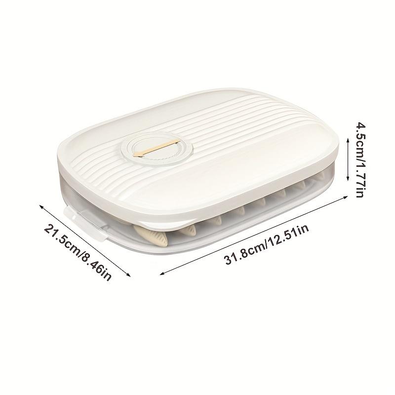 1 шт. Коробка для пельменей, специальная герметичная и сохраняющая свежесть многослойная быстрозамороженная еда Wonton коробка для хранения для заморозки в холодильнике