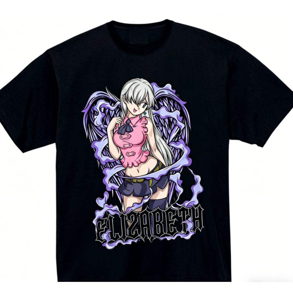 seven deadly sins merch Anime Lover T shirt Year round clothing personality Clothes Plus Size Unisex New Model Couples high quality soft