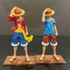 Аниме One Piece JT Через два года Кепка-давление Луффи Сцена действия GK Модель Статуя Игрушки Модель с двумя персонажами Рождественский подарок