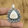Натуральный камень сколецит индийские украшения кулон из серебра 925 пробы для девочек