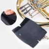 Adjustable French Horn Hand Guard - Premium Leather Wrap Cover for Practice and Performance