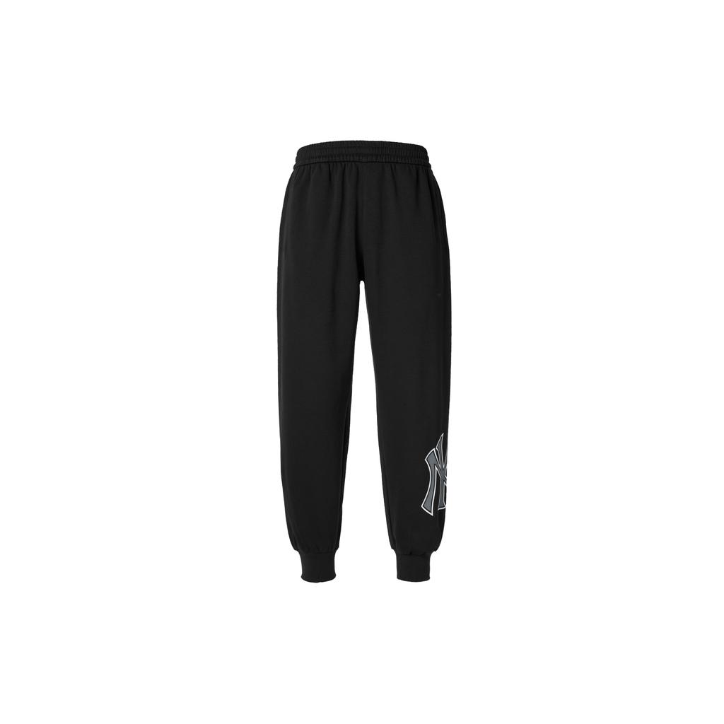 New MLB Knitted Sports Pants Unisex Black 3APTB0331-50BKS