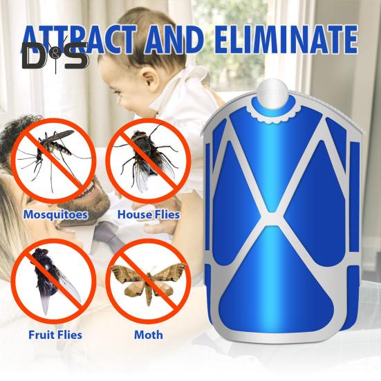 4/6/8/10/12/16Pcs Fly Trap Refills for ZEVO M364/Max Gnats Flies Beetles Moths Fruit Flies Small Flying Animals Catcher Trap Replacement Cartridge
