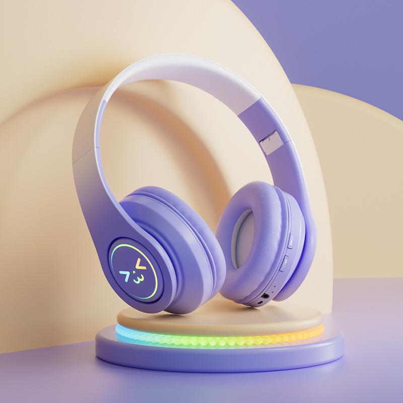 Беспроводная игровая гарнитура B39pro Gradient Bluetooth — складная, с креплением на голове