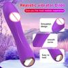 Realistic Dildo Vibrator G Spot Clitoral Stimulator with 10 Powerful Vibration Adult Sex Toys for Women and Couples Pleasure
