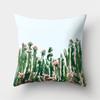 Green Tropical Plant Pillowcase Leaves Cushion Cover Sofa Lumbar Pillow Home Decor Pillowcase
