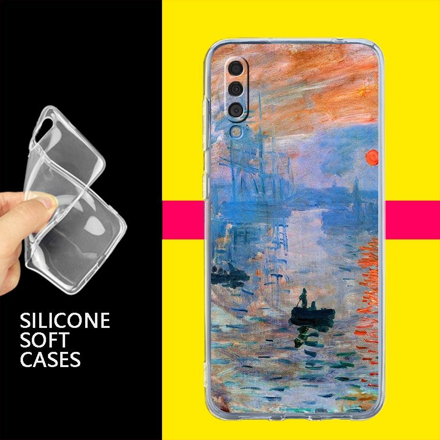 Клод Моне Импрессионист Для Samsung Galaxy A14 A50 A70 A30 A40 A20E A10S A20S A02S A04S A12 A22 A32 A34 A42 A52 5G A54 Чехол
