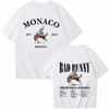Bad Bunny Nadie Sabe Lo Que Va A Pasar Manana T-Shirts Harajuku O-Neck Short Sleeve Man Woman Shirts Fans Gift