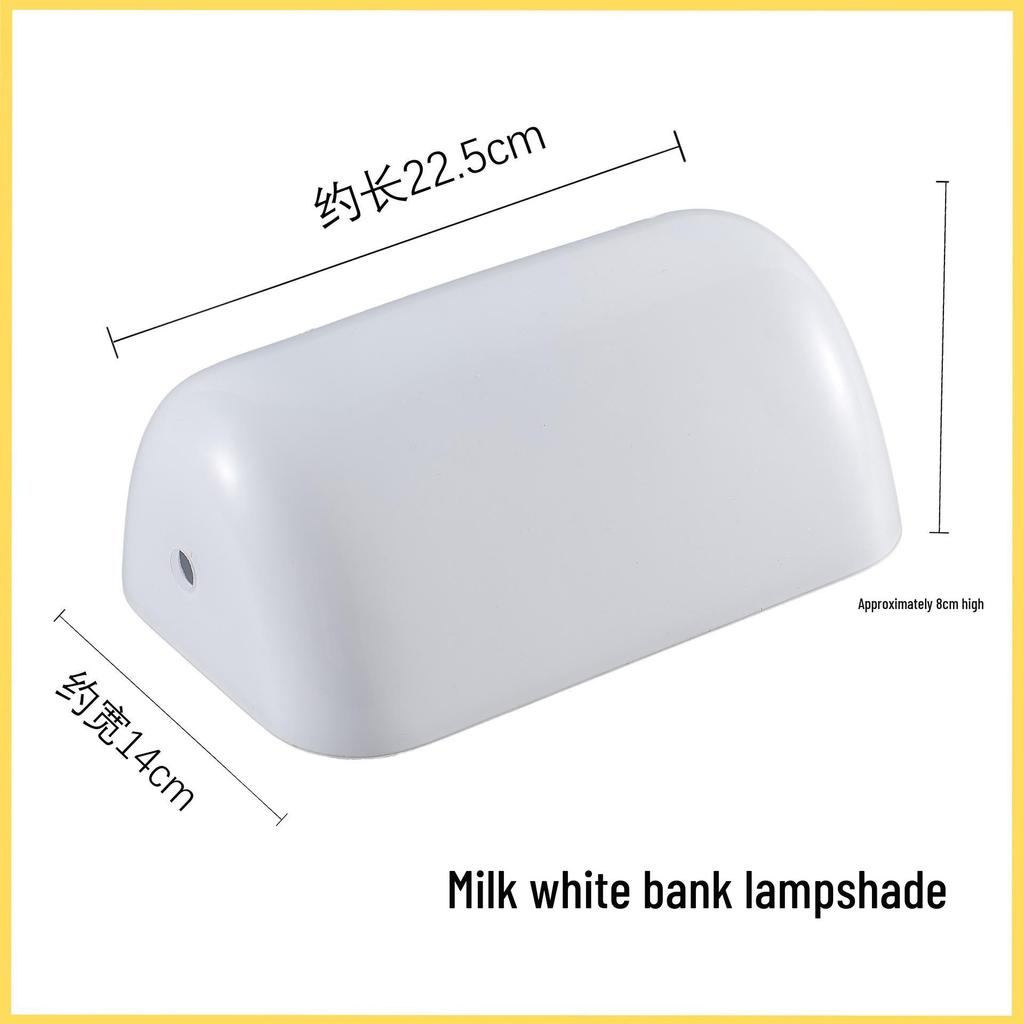 Ретро настольная лампа для банка с абажуром из выдувного стекла нефритового, белого, оранжевого и черного цветов