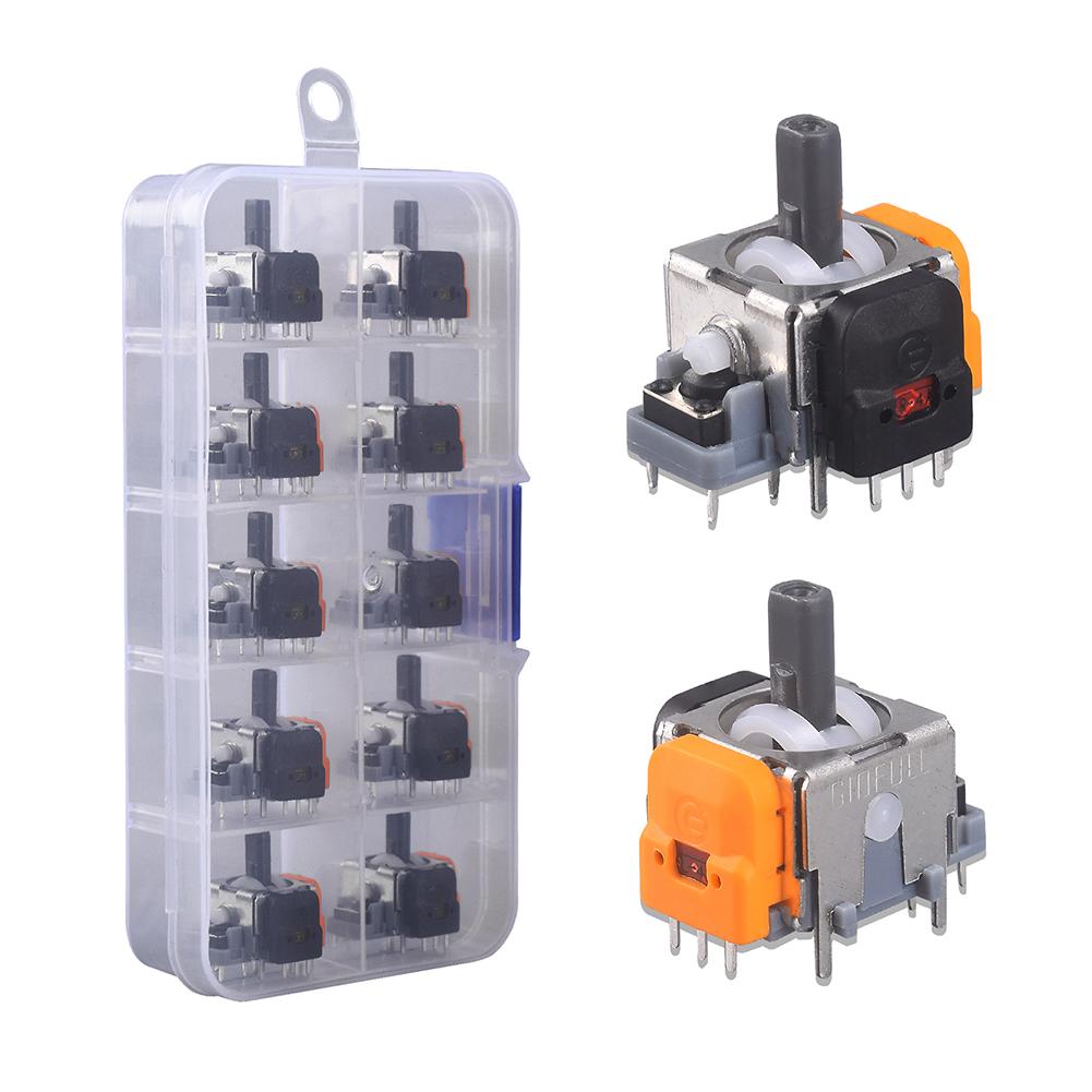 10Pcs 3D Hall Effect Joystick No Drifting Thumbsticks Module Repair Parts Joystick Module Controller for PS4/5 for XBox/Switch