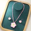 3Pcs Luxury Jewelry Set For Women Vintage Crystal Flower Pendant Necklace and Earrings Exquisite Design Jewelry Party Gifts 2026
