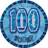Unique Party 100 Today Glitz Birthday Party Badge