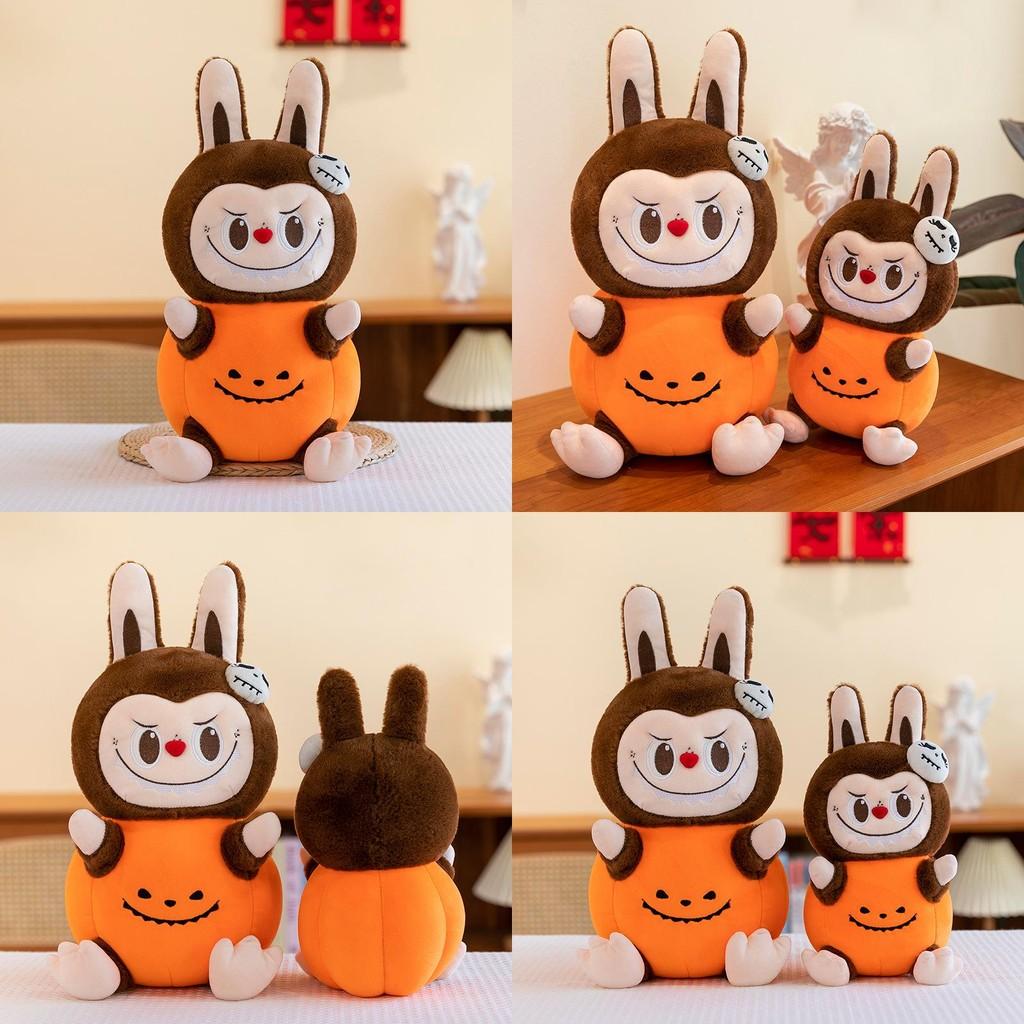 Adorable Halloween Pumpkin Labubu Plush Toy Soft And Cuddly 30cm And 40cm Sizes