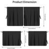 4pcs Car Privacy Curtain Set Window Shade Privacy Travel Nap Night Car Camping Detachable Simple Curtain