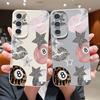 Винтажный Чехол для Бильярда с Принтом Леопарда и Звезд для Samsung Galaxy S25 Edge S24 Ultra S23 S22 Plus S21 FE S26 Ultra Силиконовый Чехол с Текстурой Кожи