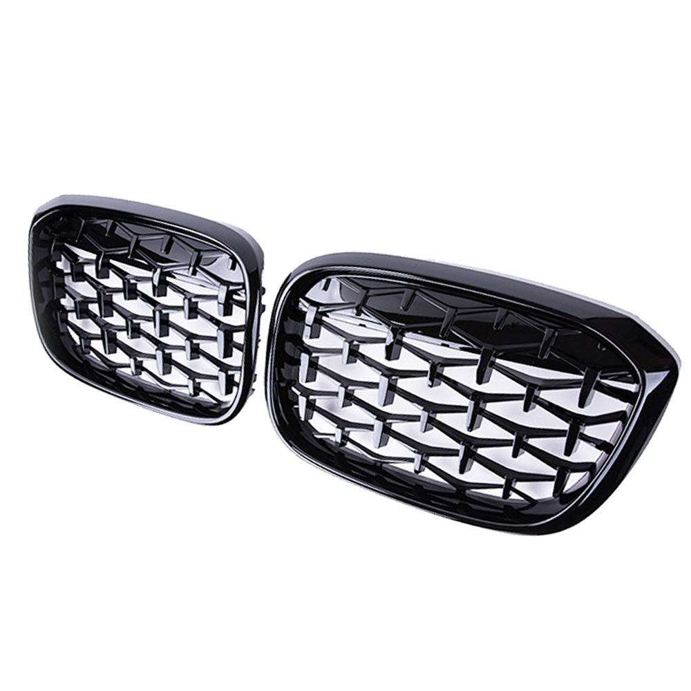 2 шт. автомобильные передние грили для почек для BMW X3 G01 G08 X4 G02 2018-бампер с ромбовидной отделкой гоночная решетка Meteor