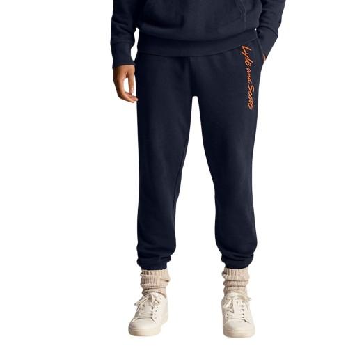 Lyle & Scott Mens Script Embroidered Jogging Bottoms